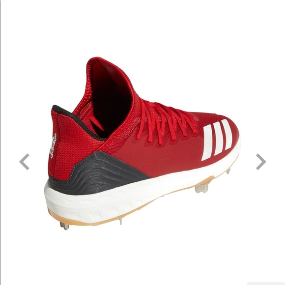 adidas Men's Icon 4 Gum Metal Baseball Cleats - Picture 2 of 9